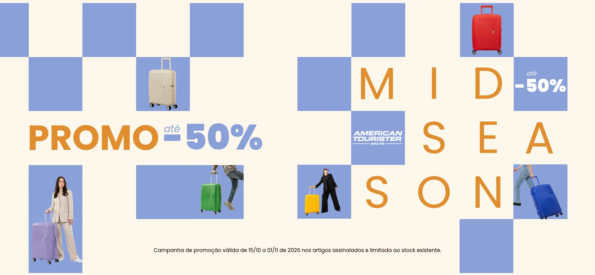 Mid Season Promo - Malas e Mochilas - American Touirister