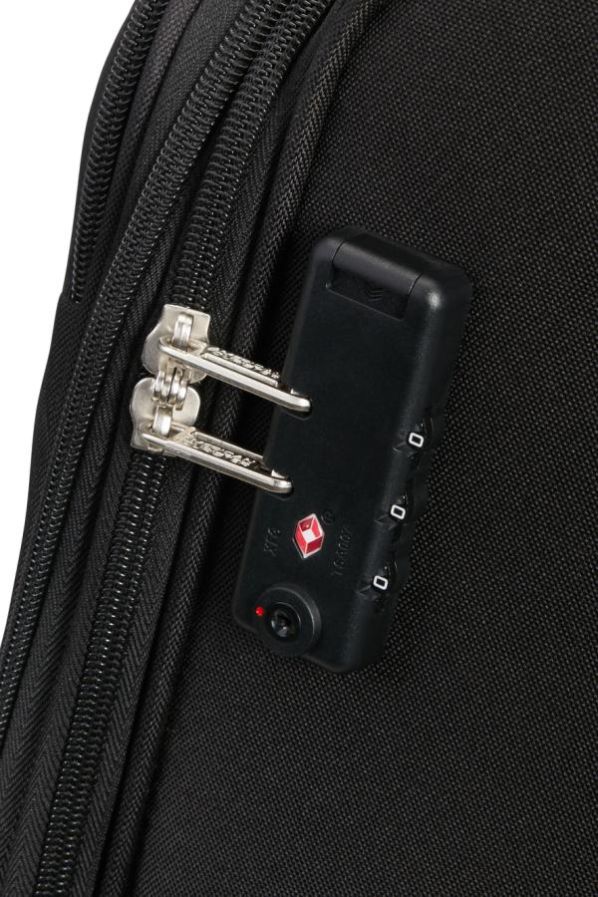 Mala de Viagem Grande 80cm Expansível 4 Rodas Preta/Cinzenta - Sky Surfer | American Tourister