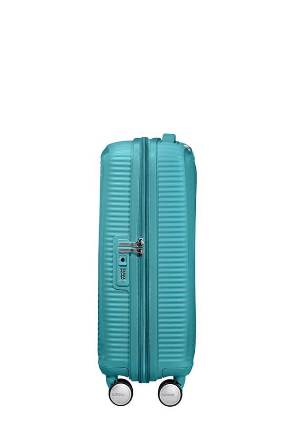 Mala de Cabine 55cm Expansível Turquesa - Soundbox | American Tourister®