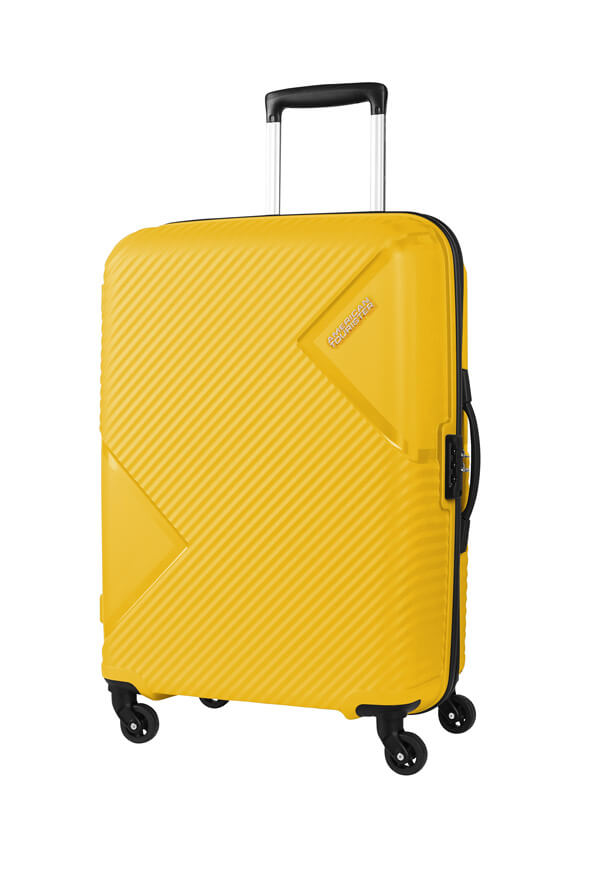 Mala de Viagem Média 68cm 4 Rodas Amarela - AT Zakk | American Tourister