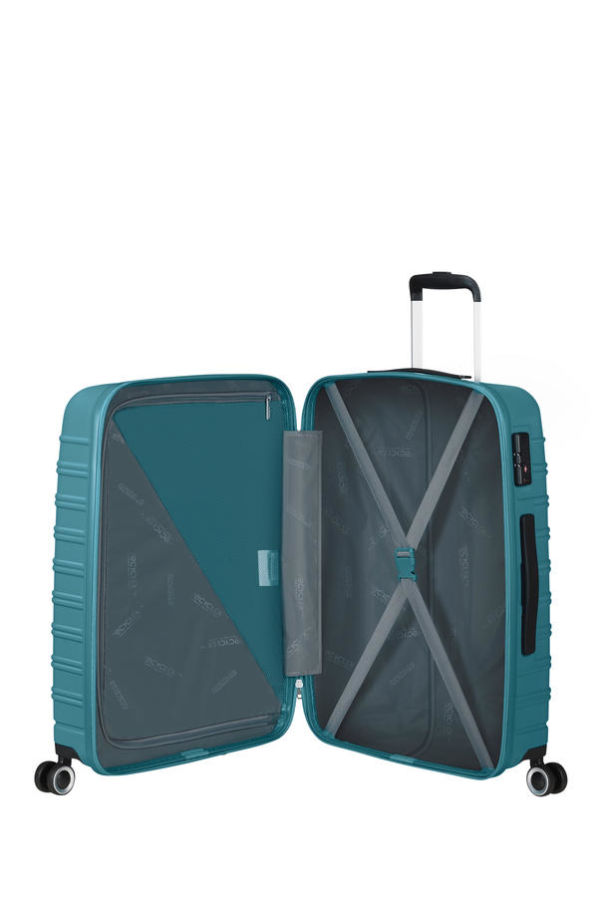 Mala de Viagem Média 66cm 4 Rodas Azul-Petróleo - ActivAir | American Tourister