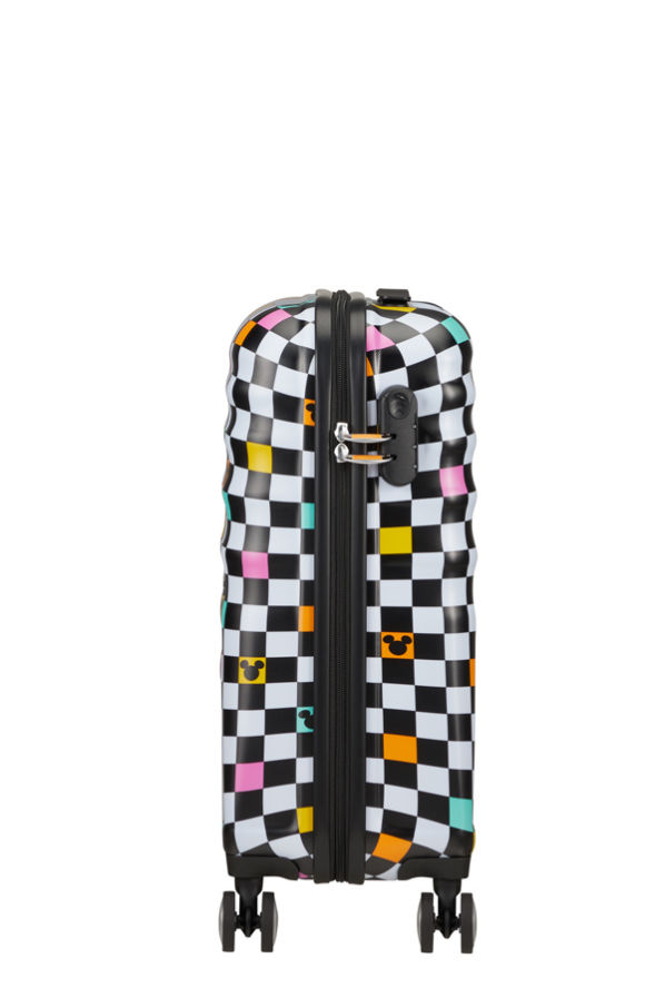 Mala de Cabine 55cm 4 Rodas Disney Mickey Xadrez - Hypertwist Disney | American Tourister