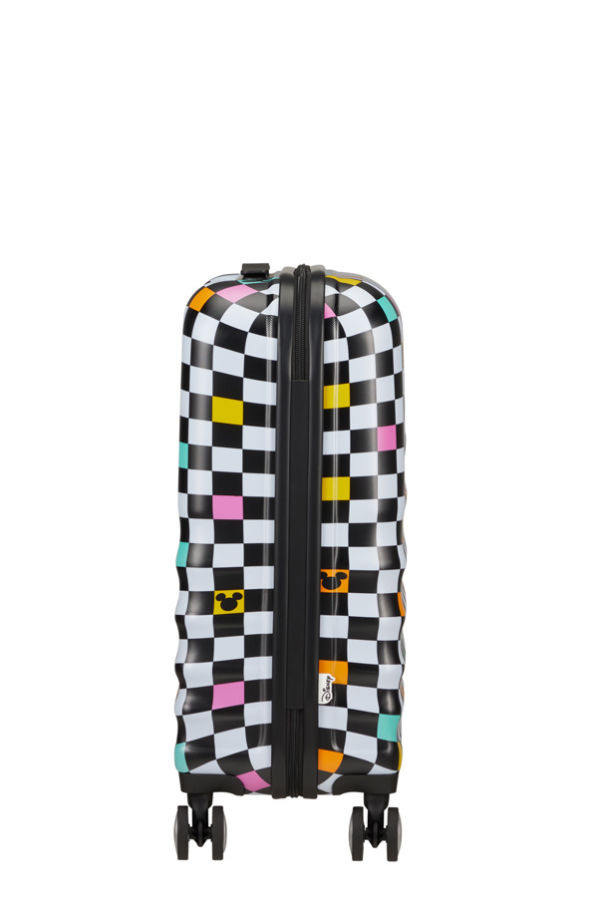 Mala de Cabine 55cm 4 Rodas Disney Mickey Xadrez - Hypertwist Disney | American Tourister