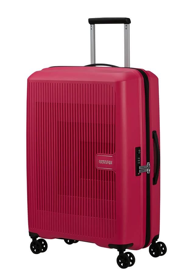 Mala de Viagem Média 67cm Expansível 4 Rodas Rosa - AeroStep | American Tourister