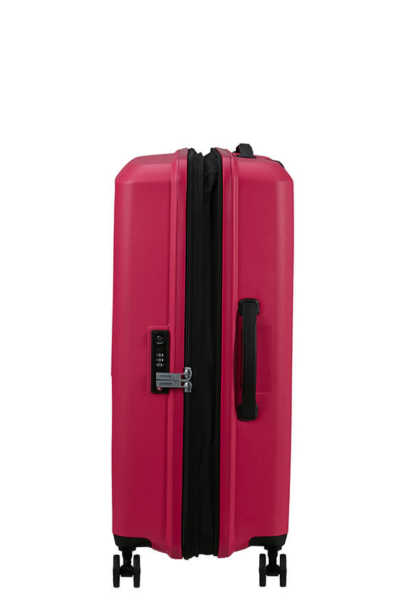 Mala de Viagem Média 67cm Expansível 4 Rodas Rosa - AeroStep | American Tourister