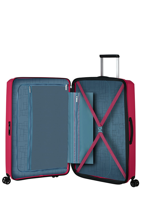 Mala de Viagem Grande 77cm Expansível 4 Rodas Rosa - AeroStep | American Tourister