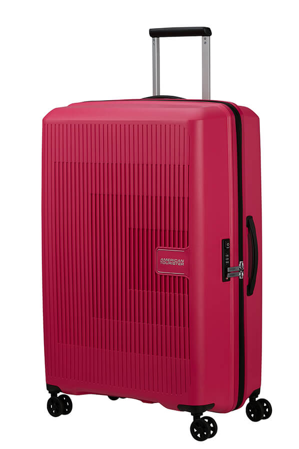 Mala de Viagem Grande 77cm Expansível 4 Rodas Rosa - AeroStep | American Tourister