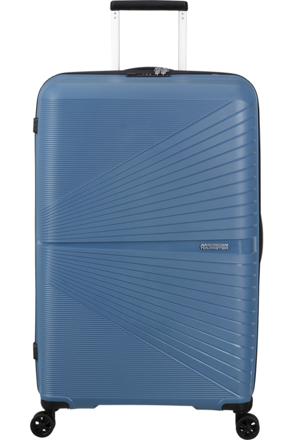 Mala de Viagem Superleve Grande 77cm 4 Rodas Azul-Coroa - Airconic | American Tourister®