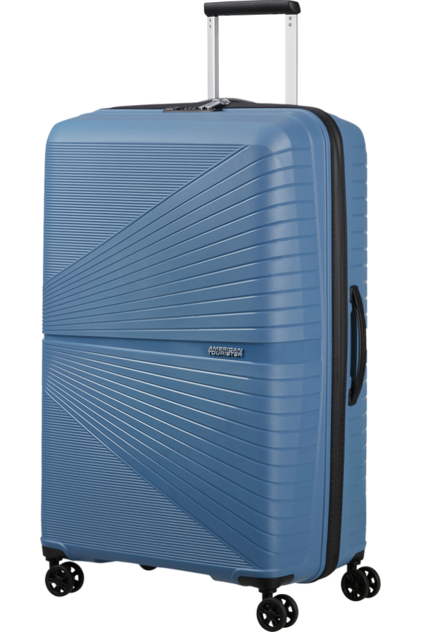 Mala de Viagem Superleve Grande 77cm 4 Rodas Azul-Coroa - Airconic | American Tourister®