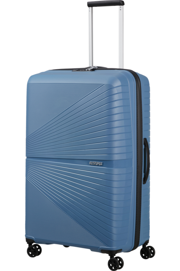 Mala de Viagem Superleve Grande 77cm 4 Rodas Azul-Coroa - Airconic | American Tourister®