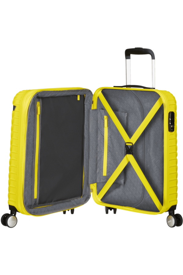 Mala de Cabine 55cm Expansível 4 Rodas Mickey Limão Elétrico - Mickey Clouds | American Tourister
