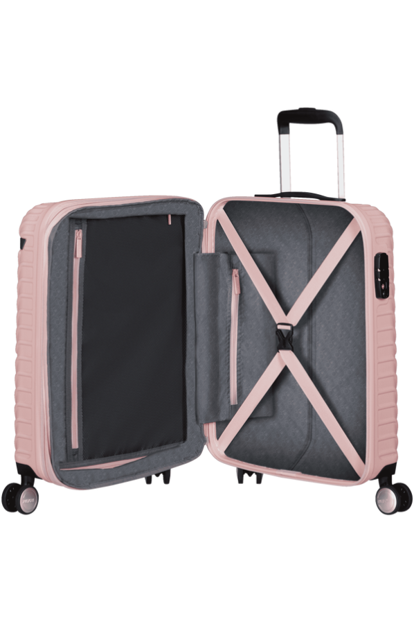 Mala de Cabine 55cm Expansível 4 Rodas Mickey Nuvem Rosa - Mickey Clouds | American Tourister