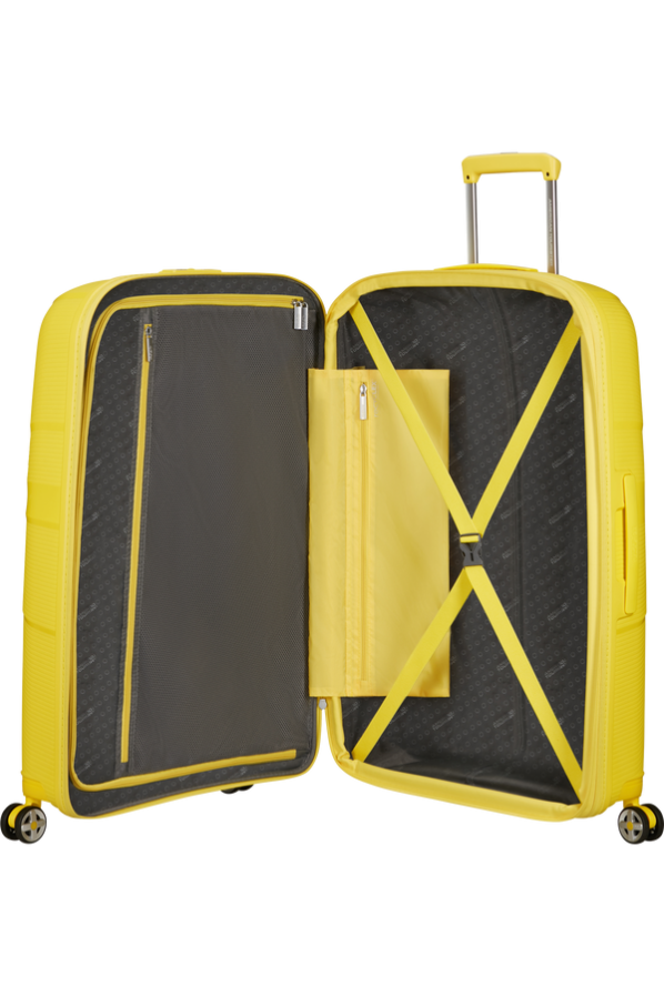 Mala de Viagem Grande 77cm Expansível 4 Rodas Limão Elétrico - StarVibe | American Tourister
