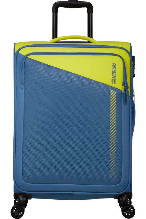 Mala de Viagem Média 67cm Expansível 4 Rodas Lima/Azul - Daring Dash | American Tourister