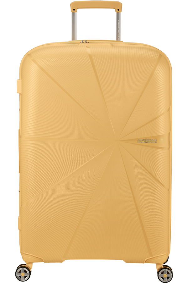 Mala de Viagem Grande 77cm Expansível 4 Rodas Metalizada Banana - StarVibe | American Tourister