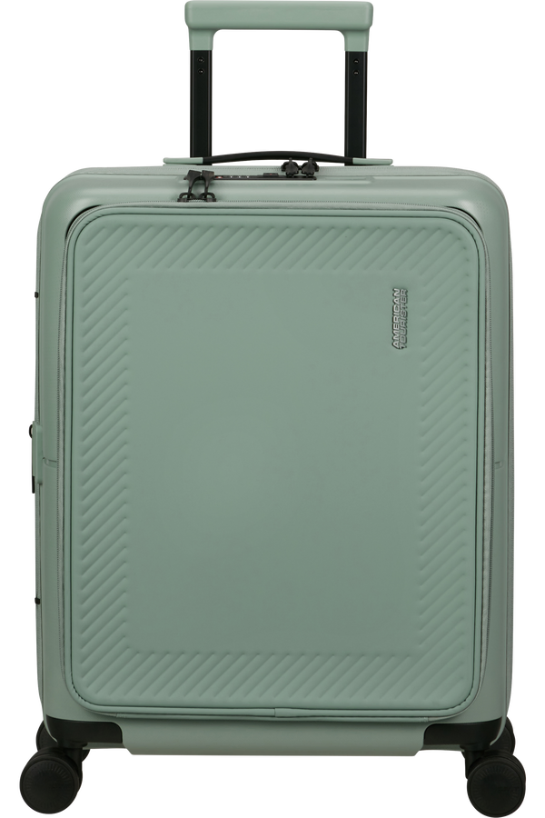 Mala de Cabine 55cm Expansível 4 Rodas com Bolso para Portátil 15.6" Verde Iceberg - DashPop | 