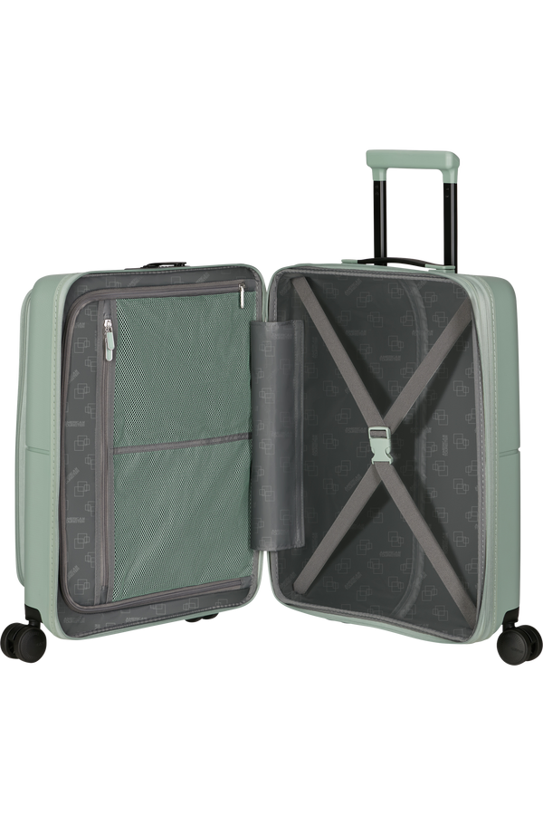 Mala de Cabine 55cm Expansível 4 Rodas com Bolso para Portátil 15.6" Verde Iceberg - DashPop | 