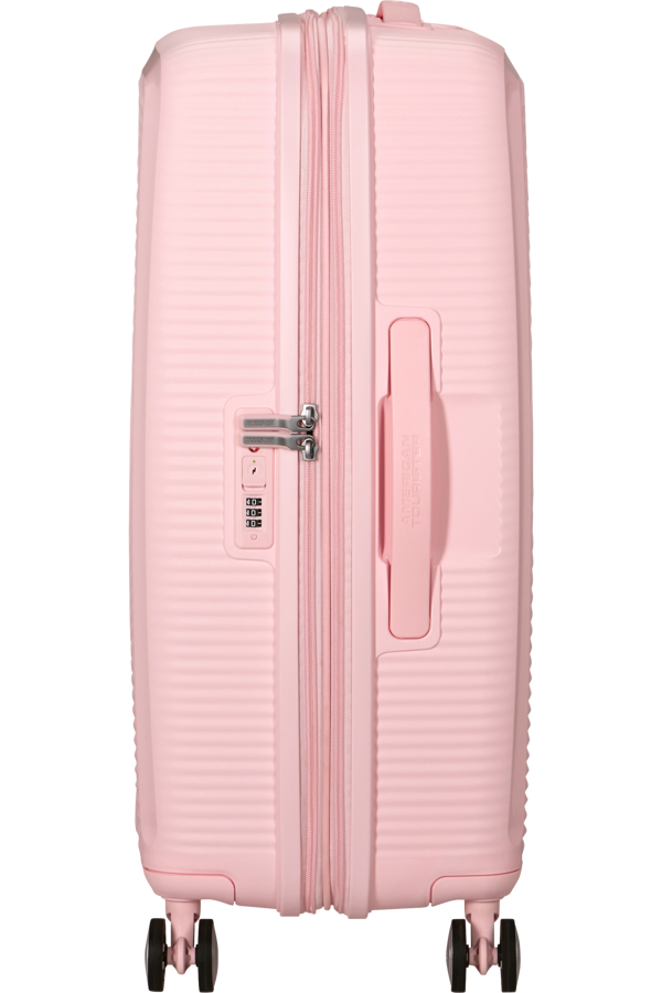 Mala de Viagem Média 67cm Expansível Cor de Rosa Pastel - Soundbox | American Tourister®
