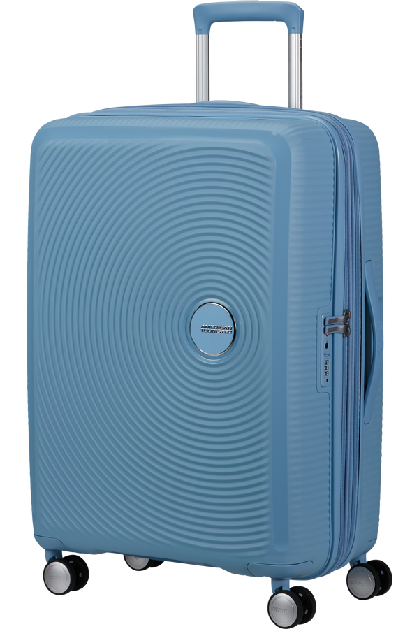Mala de Viagem Média 67cm Expansível Brilho do Mar - Soundbox | American Tourister®