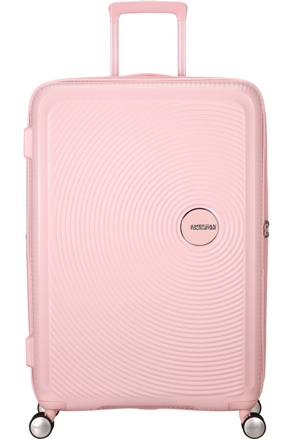 Mala de Viagem Grande 77cm Expansível Cor de Rosa Pastel - Soundbox | American Tourister®