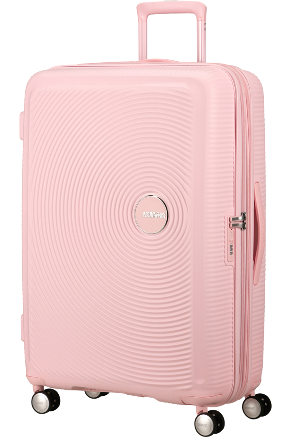 Mala de Viagem Grande 77cm Expansível Cor de Rosa Pastel - Soundbox | American Tourister®