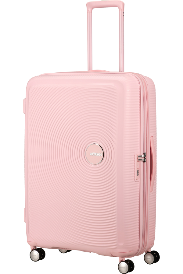 Mala de Viagem Grande 77cm Expansível Cor de Rosa Pastel - Soundbox | American Tourister®