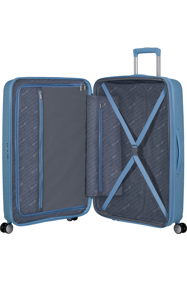 Mala de Viagem Grande 77cm Expansível Mar Brilhante - Soundbox | American Tourister®