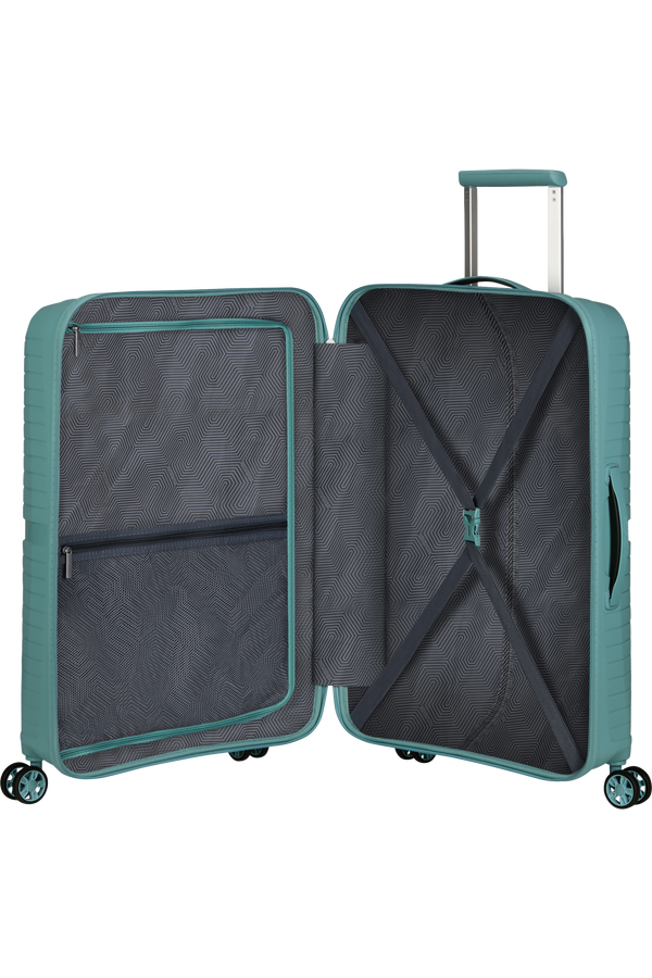 Mala de Viagem Superleve Média 67cm 4 Rodas Turquesa - Airconic | American Tourister®