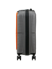 Mala de Cabine Superleve 55cm 4 Rodas com Bolso para Portátil 15.6 Cinzento/Laranja - Airconic | Am