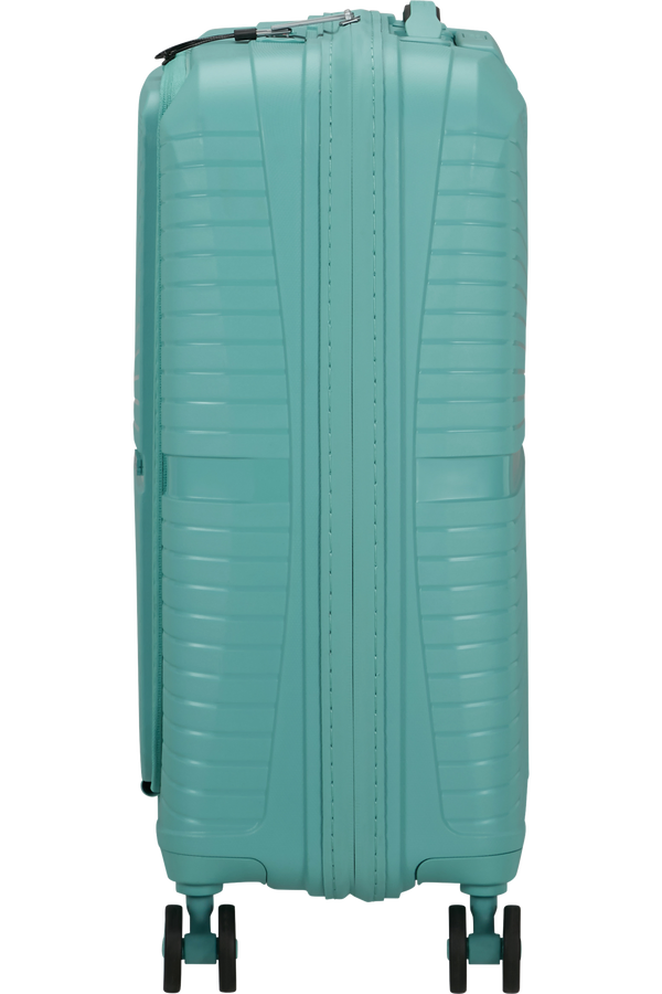 Mala de Cabine Superleve 55cm 4 Rodas com Bolso para Portátil 15.6 Turquesa - Airconic | American T