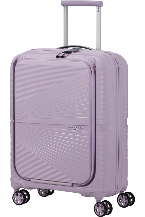 Mala de Cabine Superleve 55cm 4 Rodas com Bolso para Portátil 15.6 Lilás - Airconic | American Tour