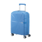 Mala de Cabine 55cm Expansível 4 Rodas Azul Tranquilo - StarVibe | American Tourister®