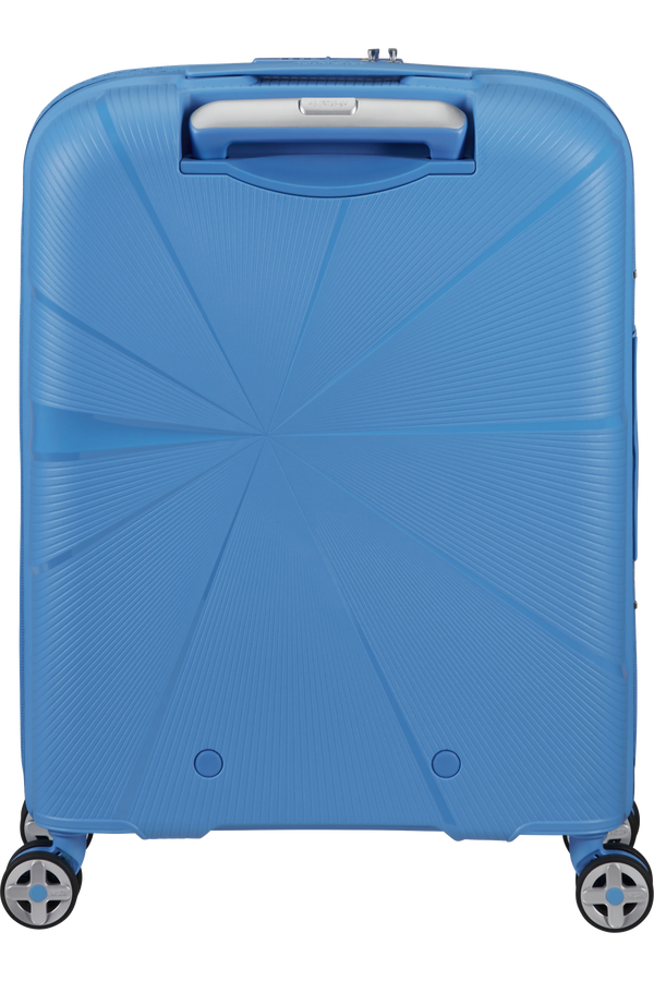 Mala de Cabine 55cm Expansível 4 Rodas Azul Tranquilo - StarVibe | American Tourister®