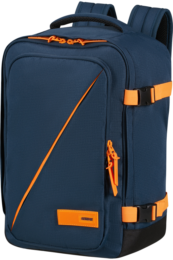 Mochila de Cabine S Azul-Marinho/Laranja Radiante - Take2Cabin | American Tourister