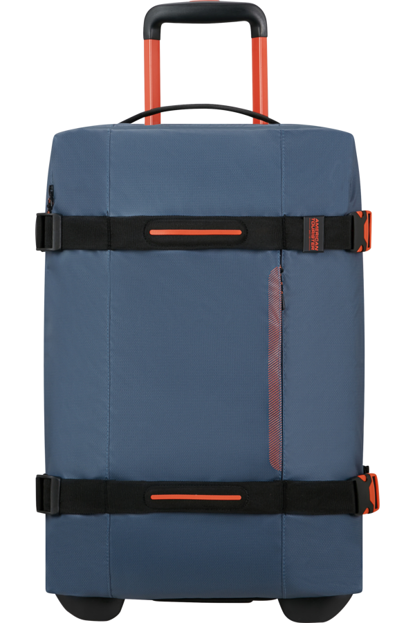 Saco de Viagem 55cm 2 Rodas Azul/Laranja - Urban Track | American Tourister