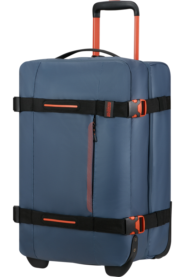 Saco de Viagem 55cm 2 Rodas Azul/Laranja - Urban Track | American Tourister