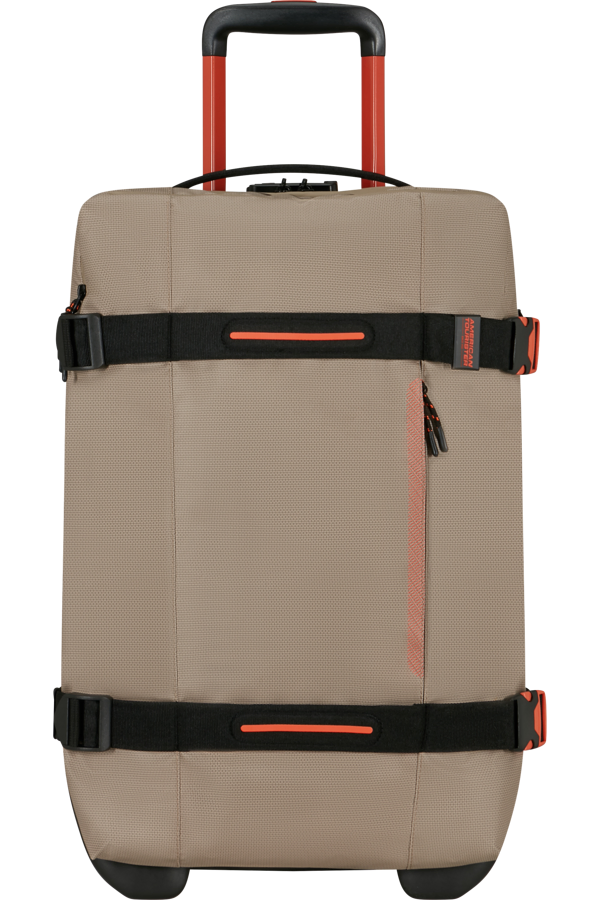 Saco de Viagem 55cm 2 Rodas Bege/Laranja - Urban Track | American Tourister