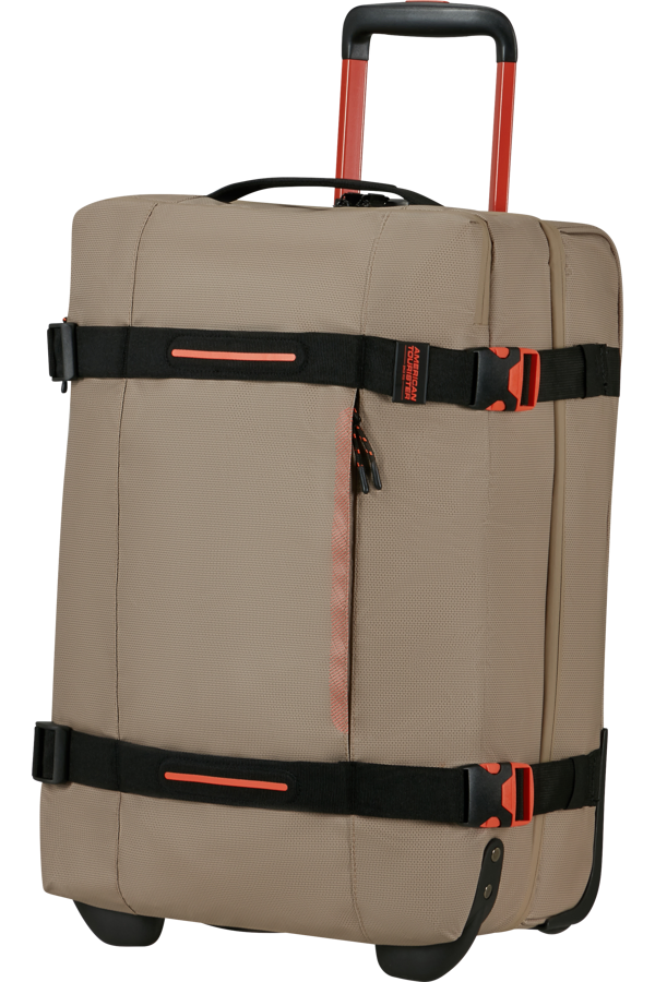 Saco de Viagem 55cm 2 Rodas Bege/Laranja - Urban Track | American Tourister