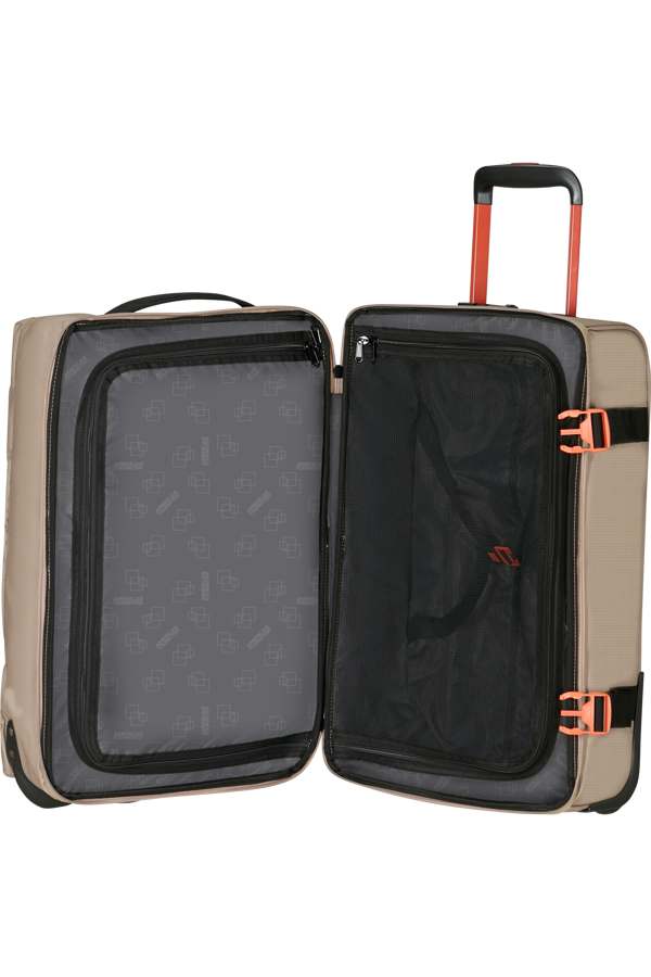 Saco de Viagem 55cm 2 Rodas Bege/Laranja - Urban Track | American Tourister