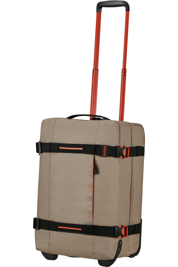 Saco de Viagem 55cm 2 Rodas Bege/Laranja - Urban Track | American Tourister