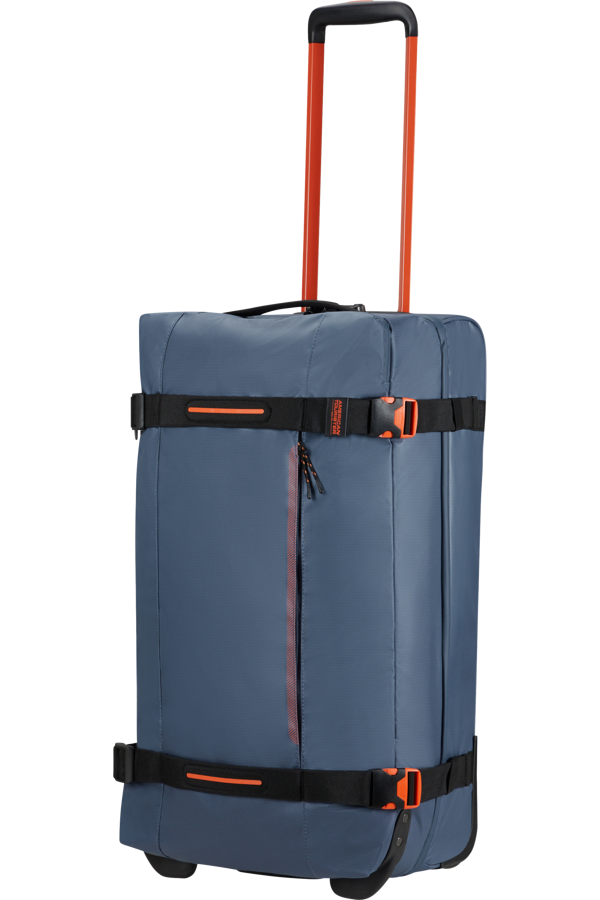 Saco de Viagem Médio 68cm 2 Rodas Azul/Laranja - Urban Track | American Tourister