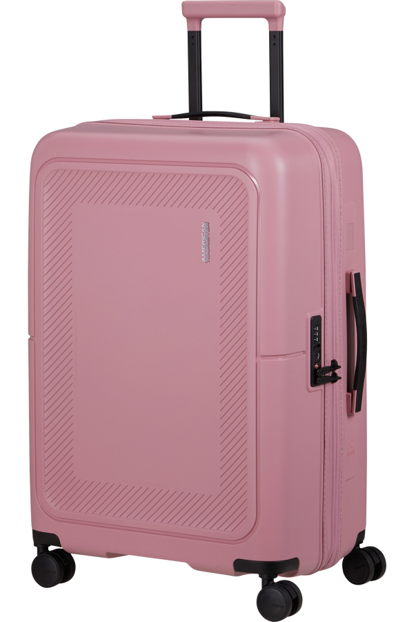 Mala de Viagem Média 67cm Expansível 4 Rodas Lilás Cor-de-Rosa - DashPop | American Tourister®