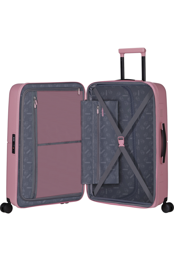 Mala de Viagem Média 67cm Expansível 4 Rodas Lilás Cor-de-Rosa - DashPop | American Tourister®