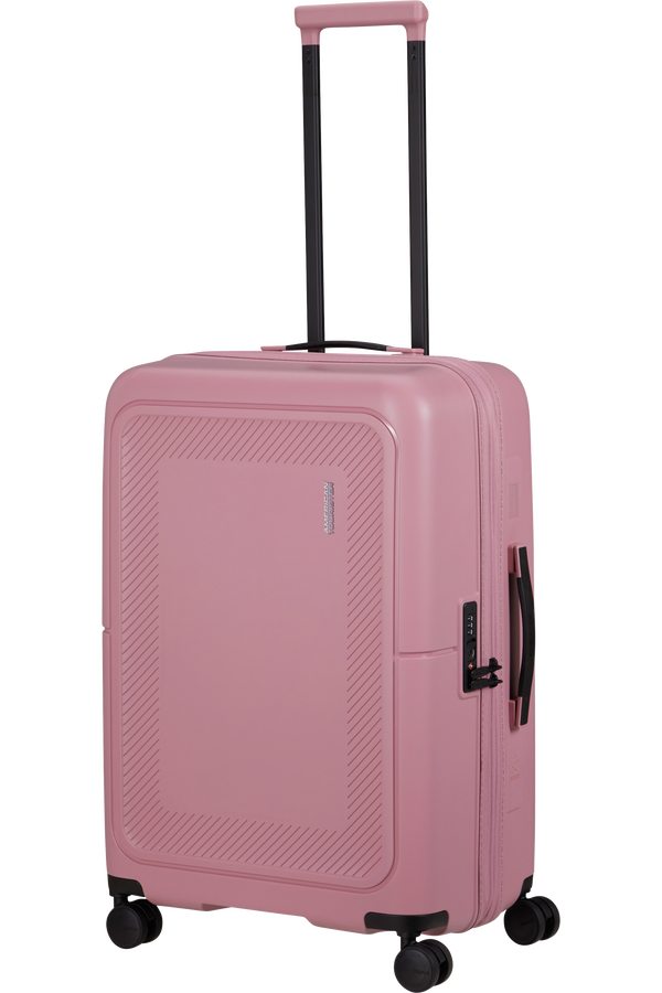 Mala de Viagem Média 67cm Expansível 4 Rodas Lilás Cor-de-Rosa - DashPop | American Tourister®