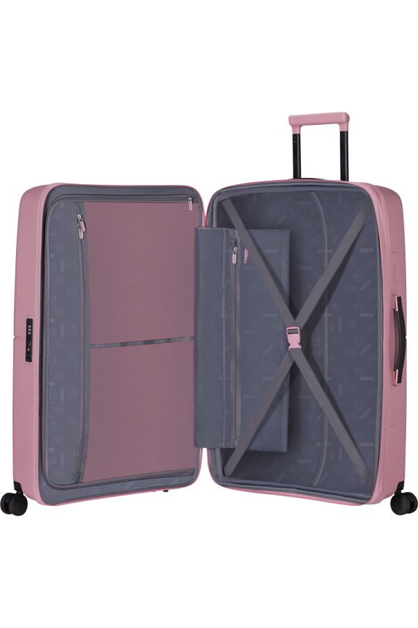 Mala de Viagem Grande 77cm Expansível 4 Rodas Lilás Cor-de-Rosa - DashPop | American Tourister®