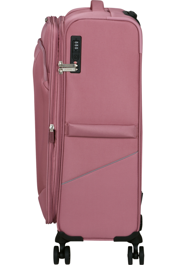 Mala de Viagem Média 69cm Expansível 4 Rodas Lilás Cor-de-Rosa - Summerride | American Tourister®