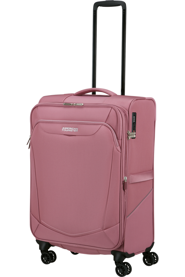 Mala de Viagem Média 69cm Expansível 4 Rodas Lilás Cor-de-Rosa - Summerride | American Tourister®