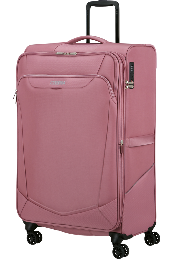 Mala de Viagem Grande 80cm Expansível 4 Rodas Lilás Cor-de-Rosa - Summerride | American Tourister