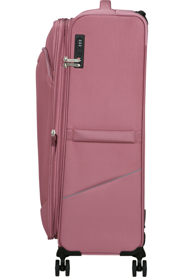 Mala de Viagem Grande 80cm Expansível 4 Rodas Lilás Cor-de-Rosa - Summerride | American Tourister
