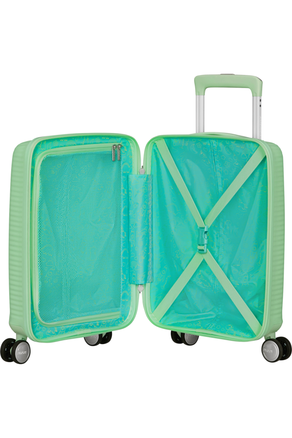 Mala de Viagem Pequena 47cm 4 Rodas Verde Pastel - Soundbox Mini | American Tourister